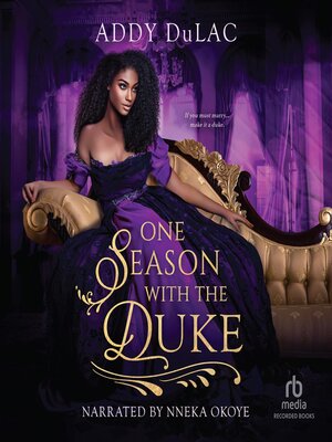cover image of One Season with the Duke